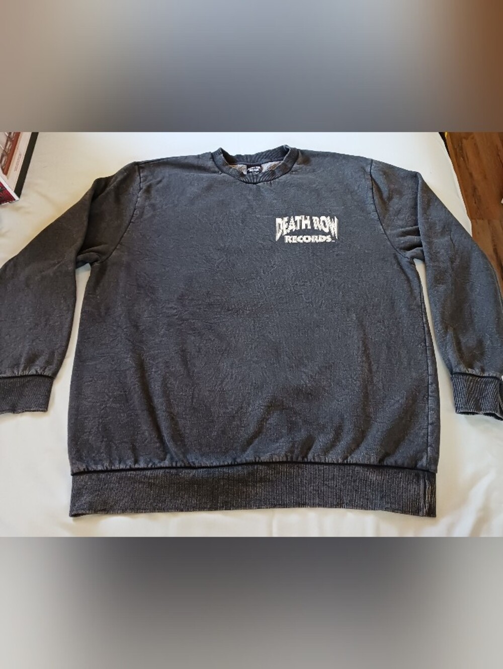 Death Row Records Iconic Hoodie Charchoal